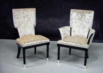 Upholstered Side Chair in Beige