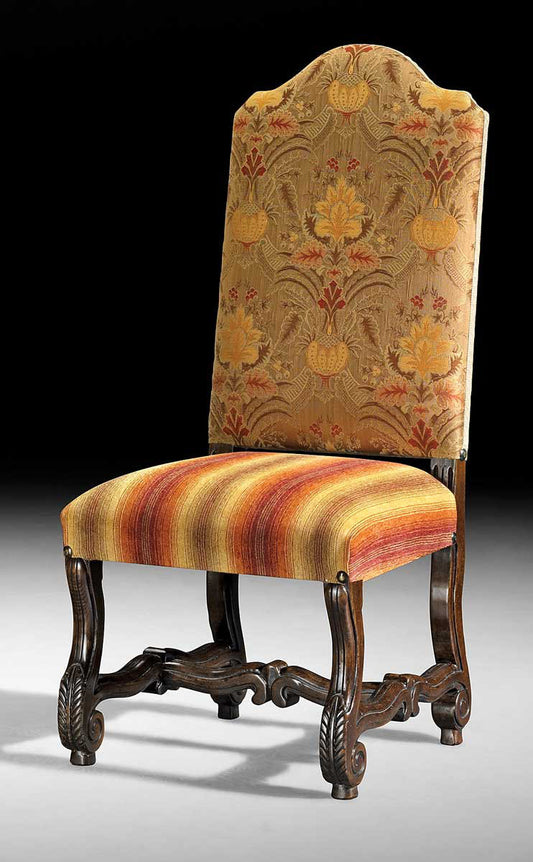 Upholstered Side Chair in Beige