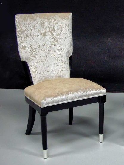 Upholstered Side Chair in Beige