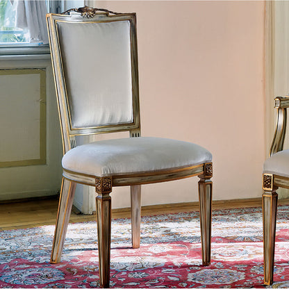 Upholstered Side Chair in Gray