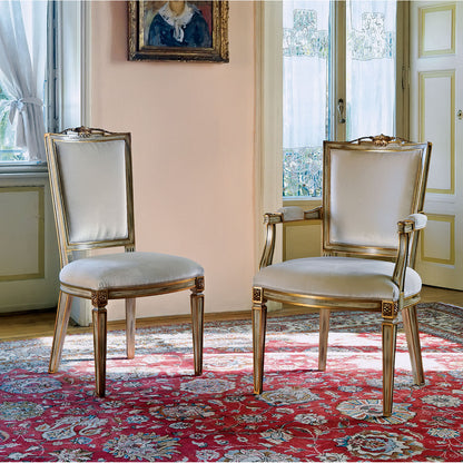 Upholstered Side Chair in Gray