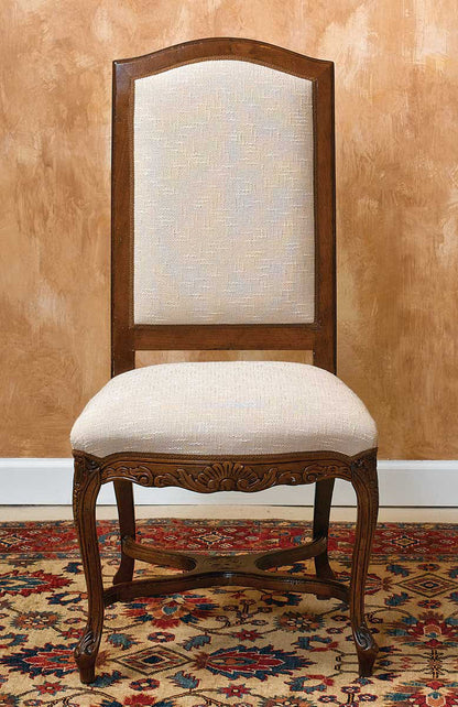 Upholstered Side Chair in White