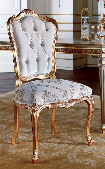 Upholstered Side Chair in White