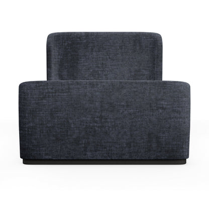Upholstered Wingback Bed