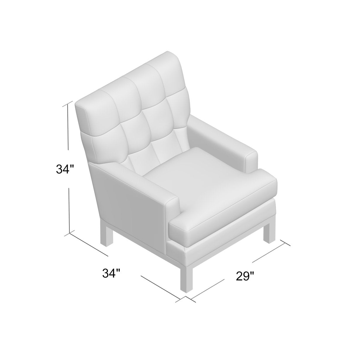 Uptown Tufted Armchair