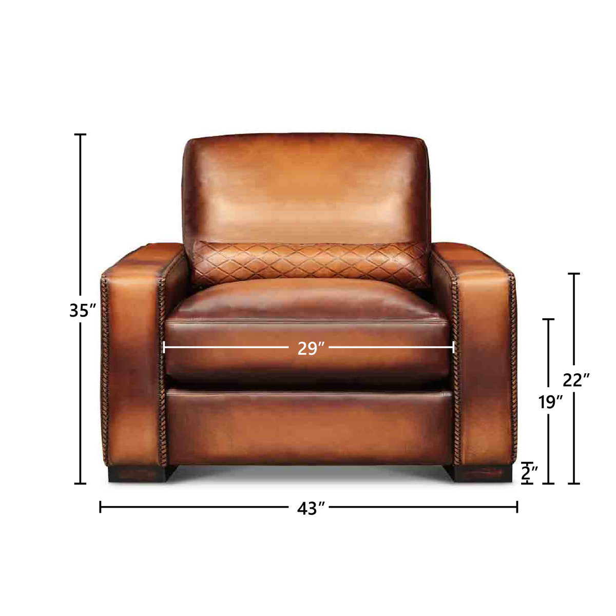 Urban Cowboy Leather Chair And A Half