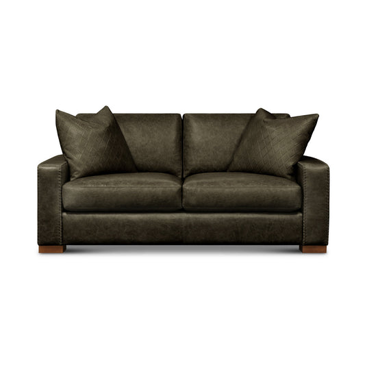 Urban Cowboy Leather Loveseat