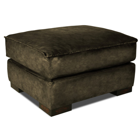 Urban Cowboy Leather Ottoman