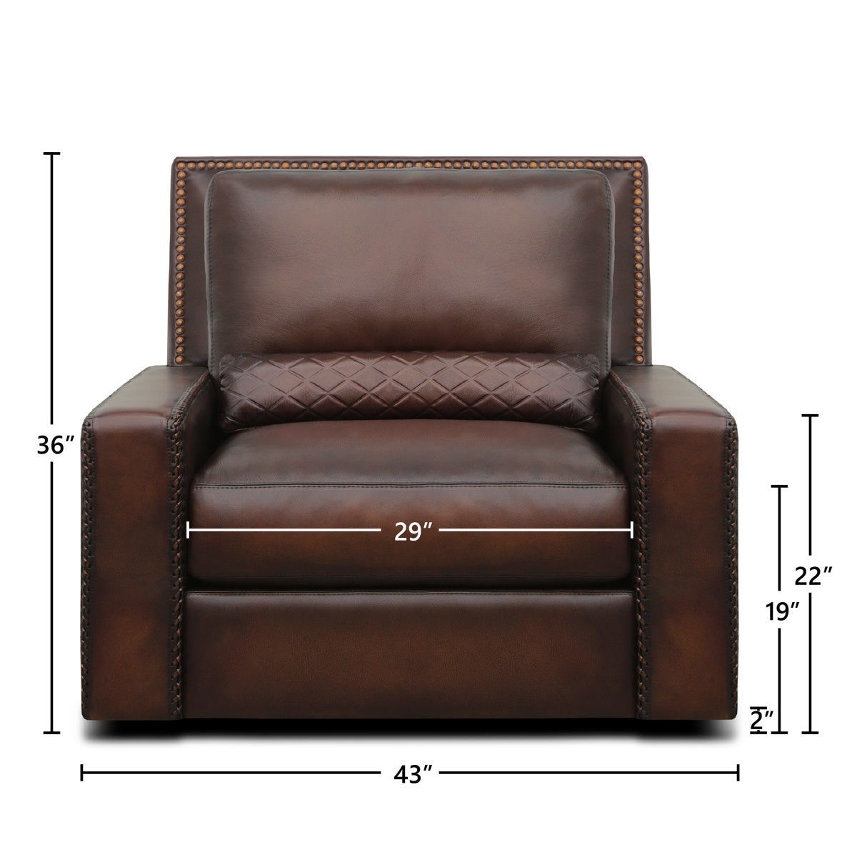 Urban Cowboy Leather Swivel Chair And A Half Chair with Ottoman