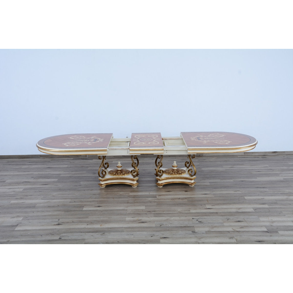 Valentina Oval Mahogany Wood Dining Table