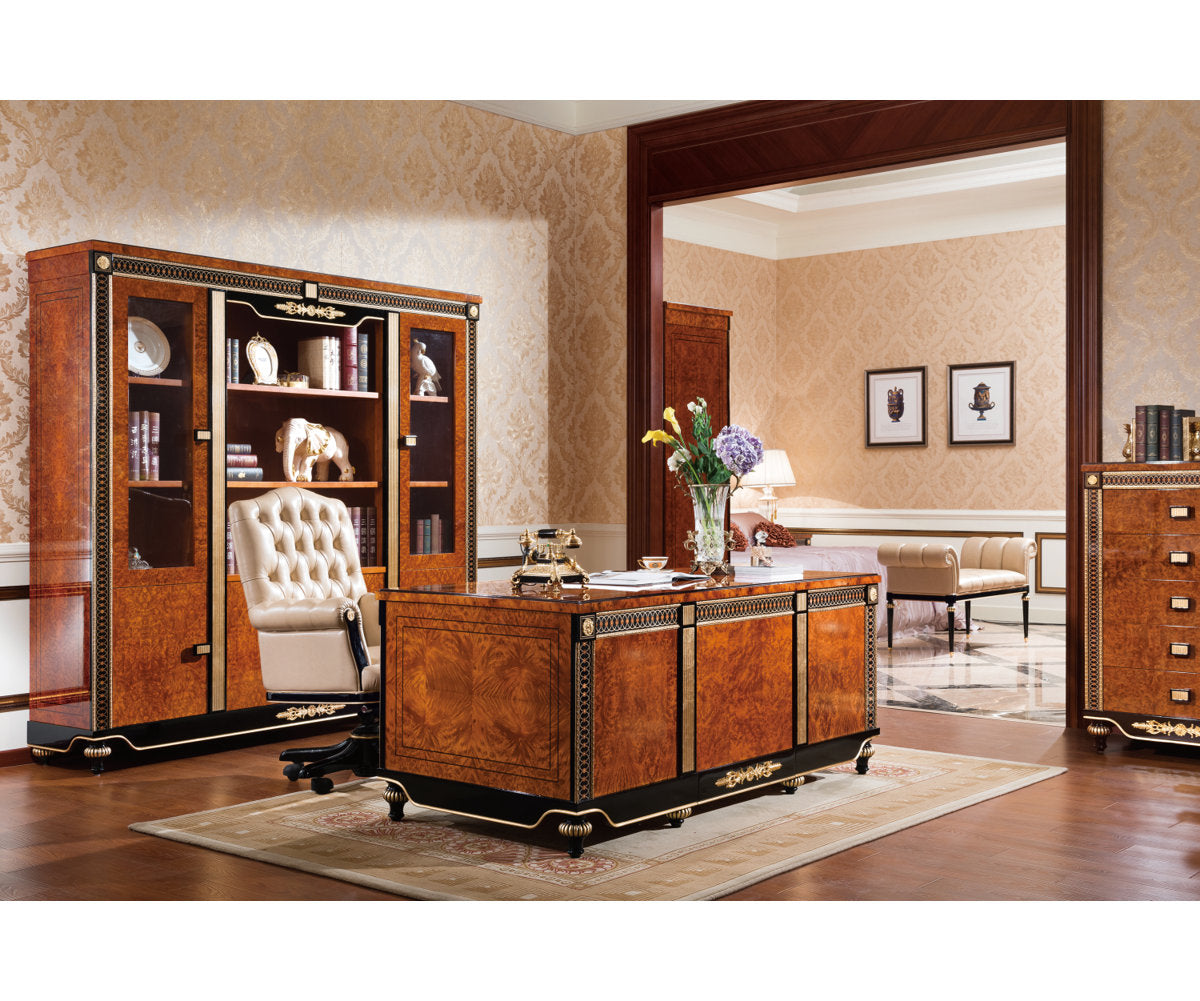 Valentina Solid Wood Executive Desk