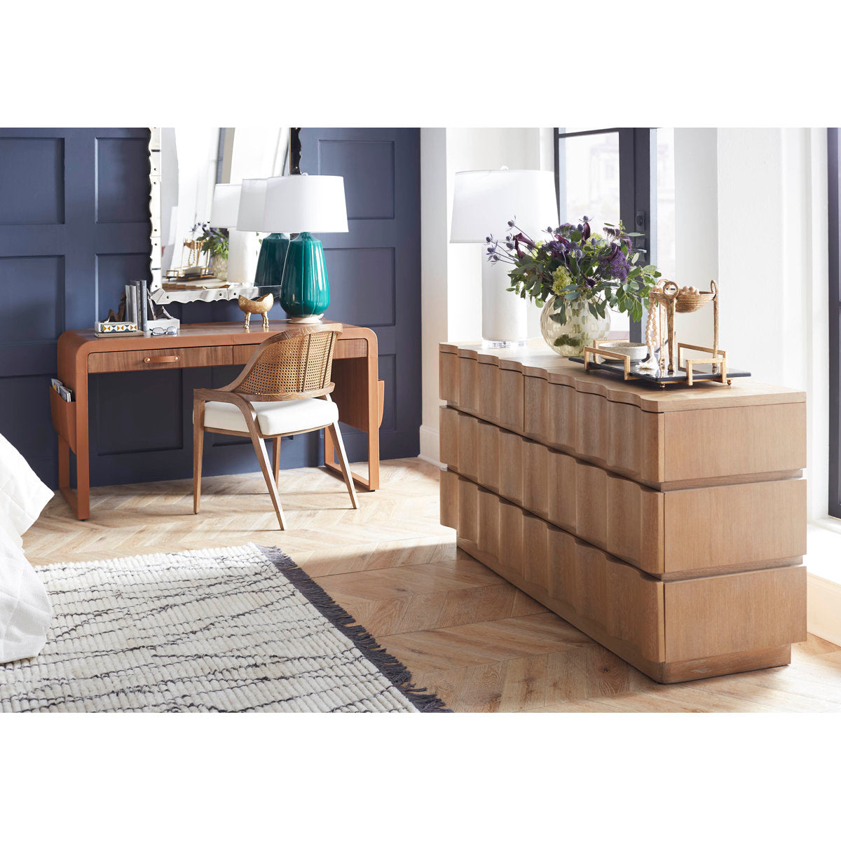Vanessa 6 - Drawer Solid Wood Dresser