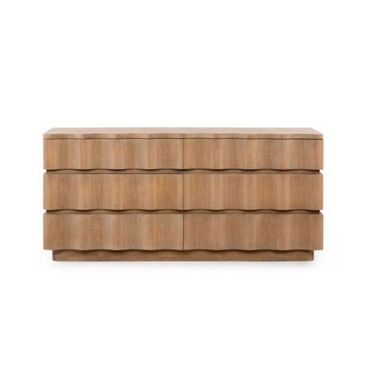 Vanessa 6 - Drawer Solid Wood Dresser