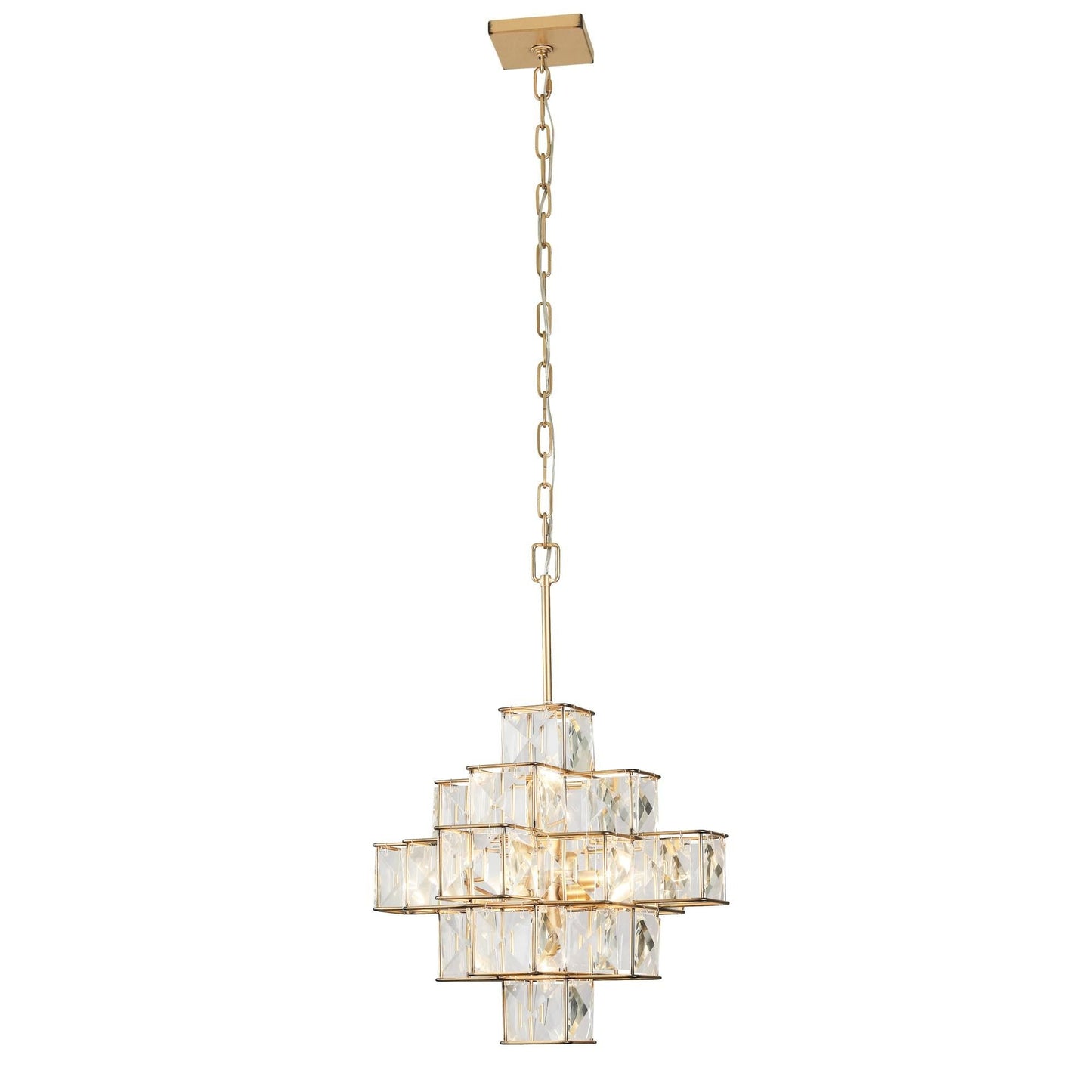 Varaluz Cubic 6 Light Chandelier Cp380487
