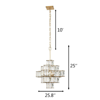 Varaluz Cubic 6 Light Chandelier Cp380487