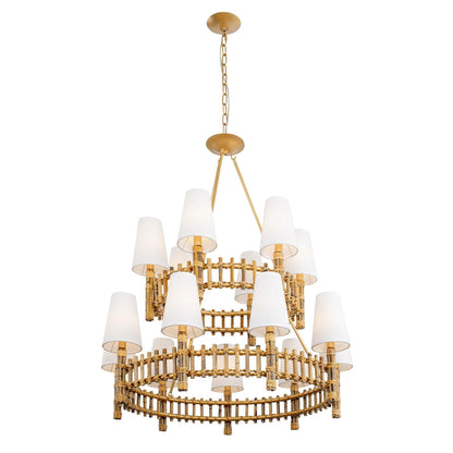 Varaluz Nevis 36 Inch 15 Light Led Chandelier Cp757035