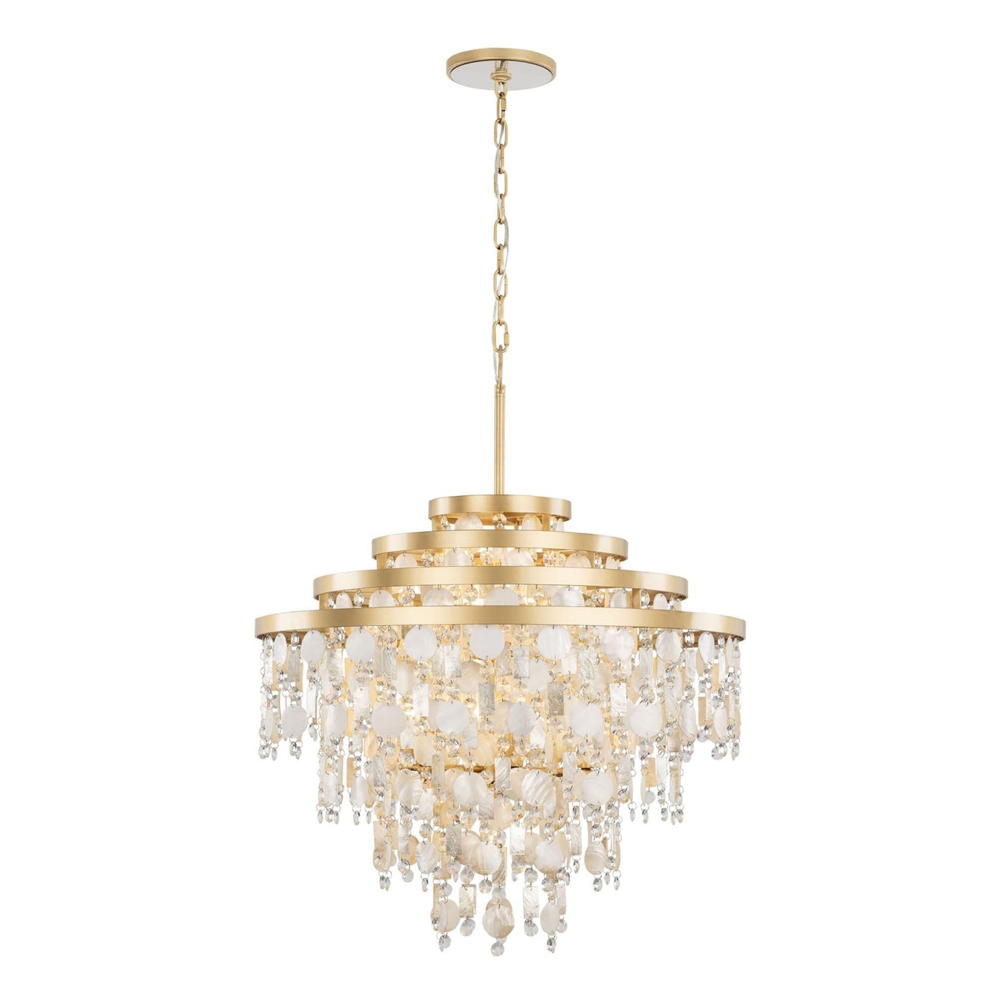 Varaluz Kalani 28 Inch 10 Light Chandelier Cp782854