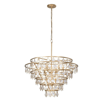 Varaluz Fleur 36 Inch 10 Light Chandelier Cp791455