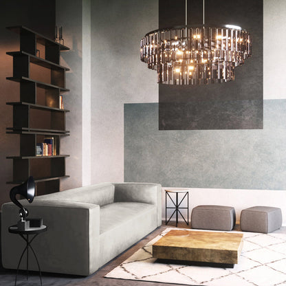 Varick Oversize Track-Arm Sofa with Flange