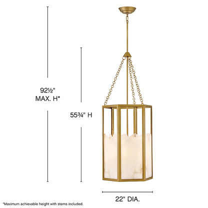 Veleta 4 - Light Steel Chandelier
