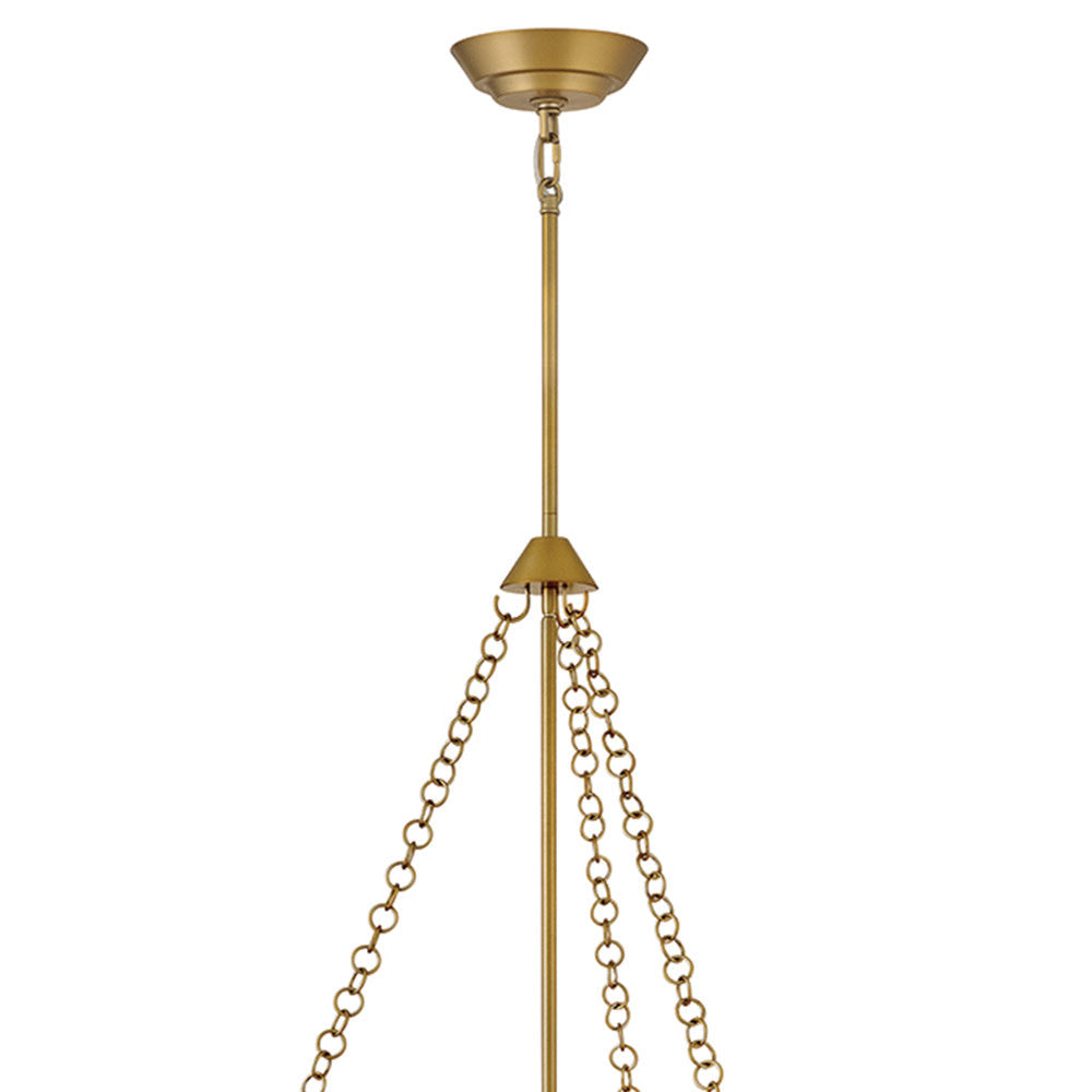 Veleta 4 - Light Steel Chandelier