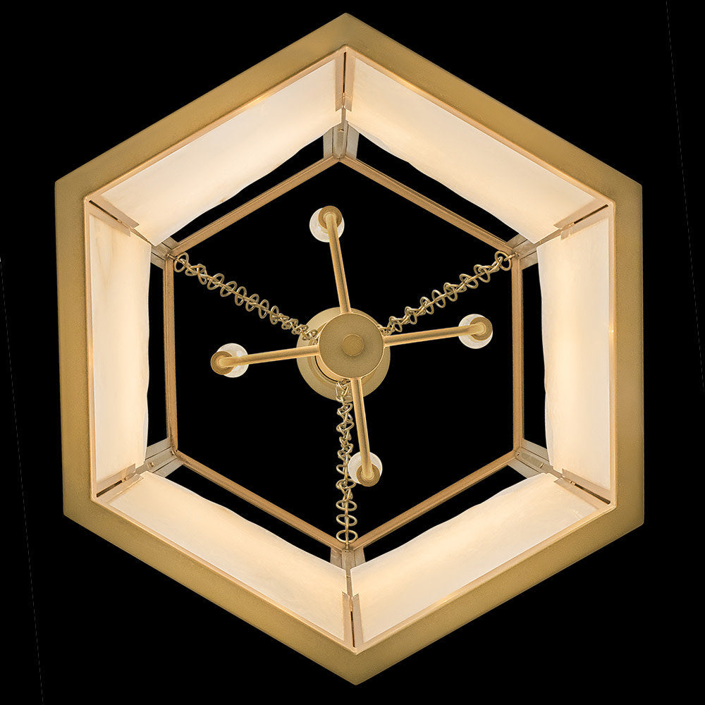 Veleta 4 - Light Steel Chandelier