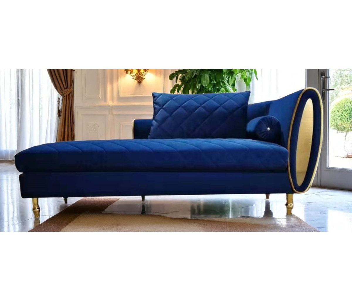 Velvet Chaise Lounge