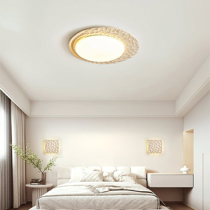 Venus Textured Stone Ceiling Light