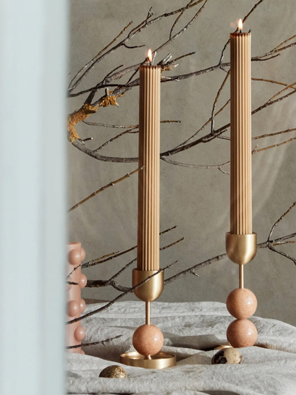Verdant Sphere Candle Holder