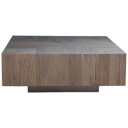 Verite Square Pedestal Coffee Table