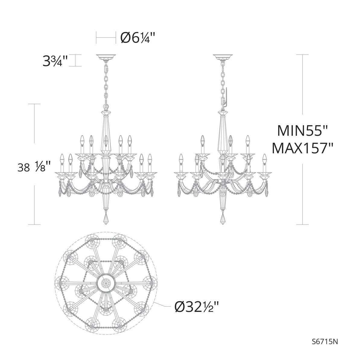 Verona 15 - Light Chandelier