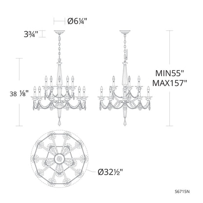 Verona 15 - Light Chandelier