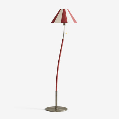 Verona Curved Striped Floor Lamp