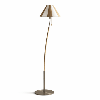 Verona Curved Striped Floor Lamp