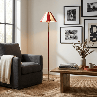 Verona Striped Floor Lamp