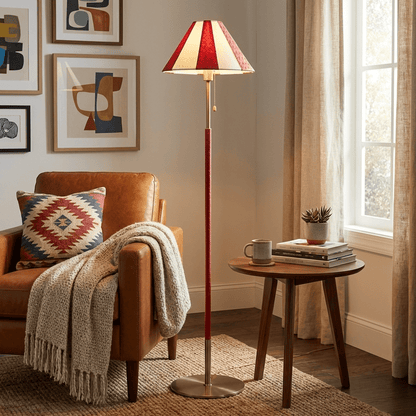 Verona Striped Floor Lamp