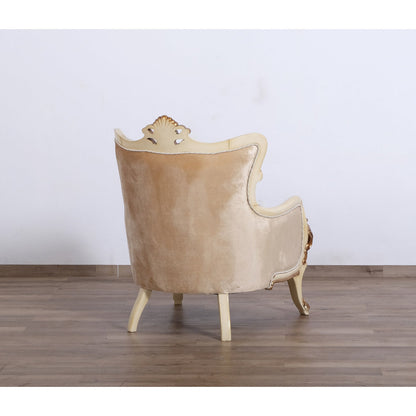 Veronica Armchair Chair with Ottoman