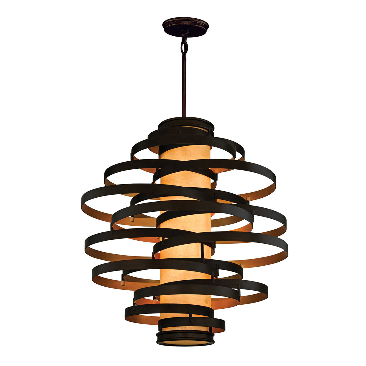Vertigo 6 - Light Unique / Statement Geometric Chandelier