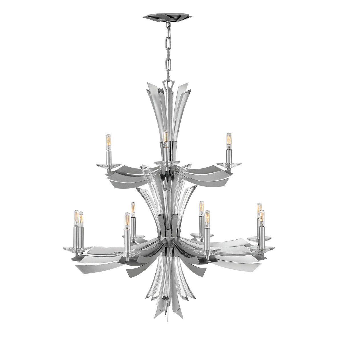 Vida 12 - Light Candle Style Classic / Traditional Chandelier