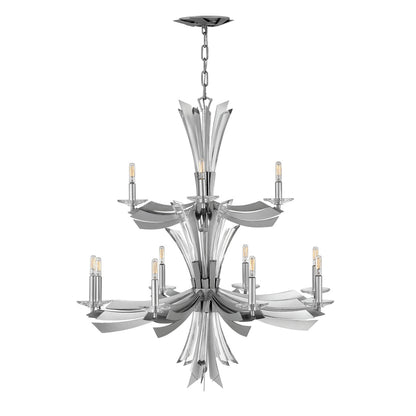 Vida 12 - Light Candle Style Classic / Traditional Chandelier