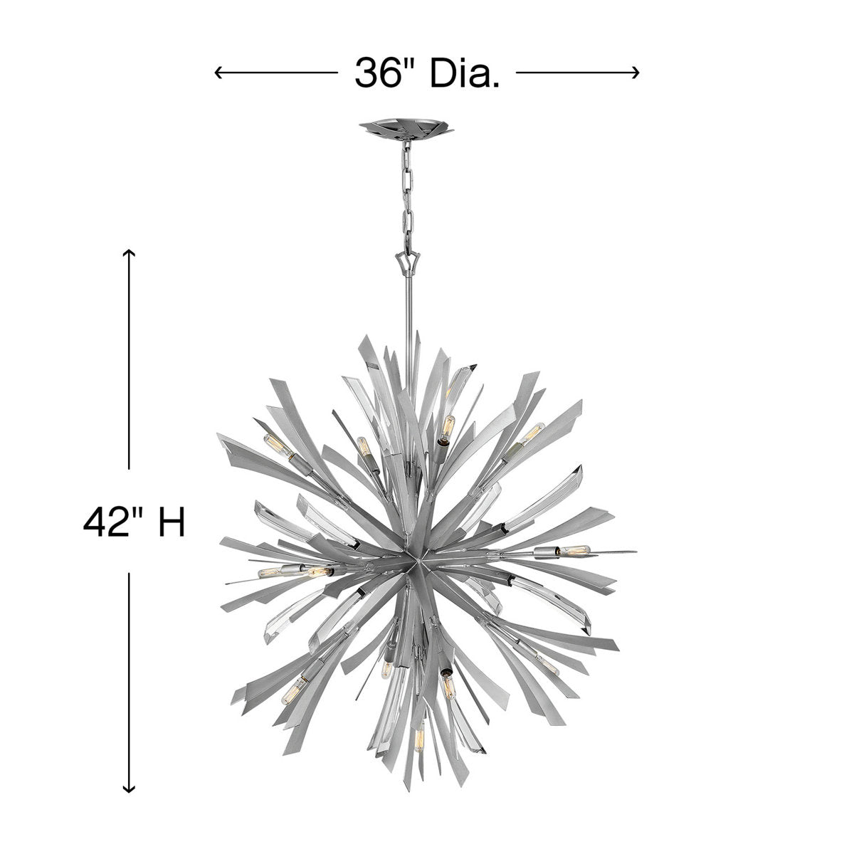 Vida 13 - Light Sputnik Sphere Chandelier