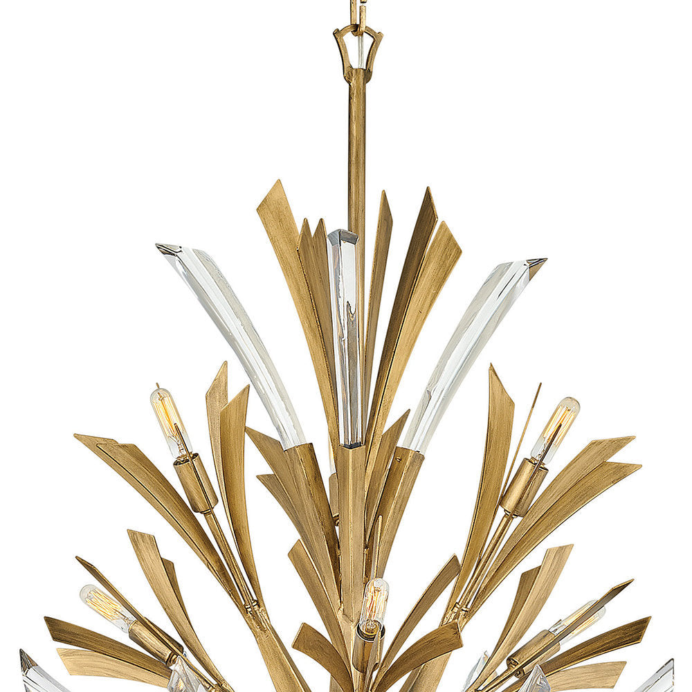 Vida 19 - Light Sputnik Sphere Chandelier with Crystal Accents