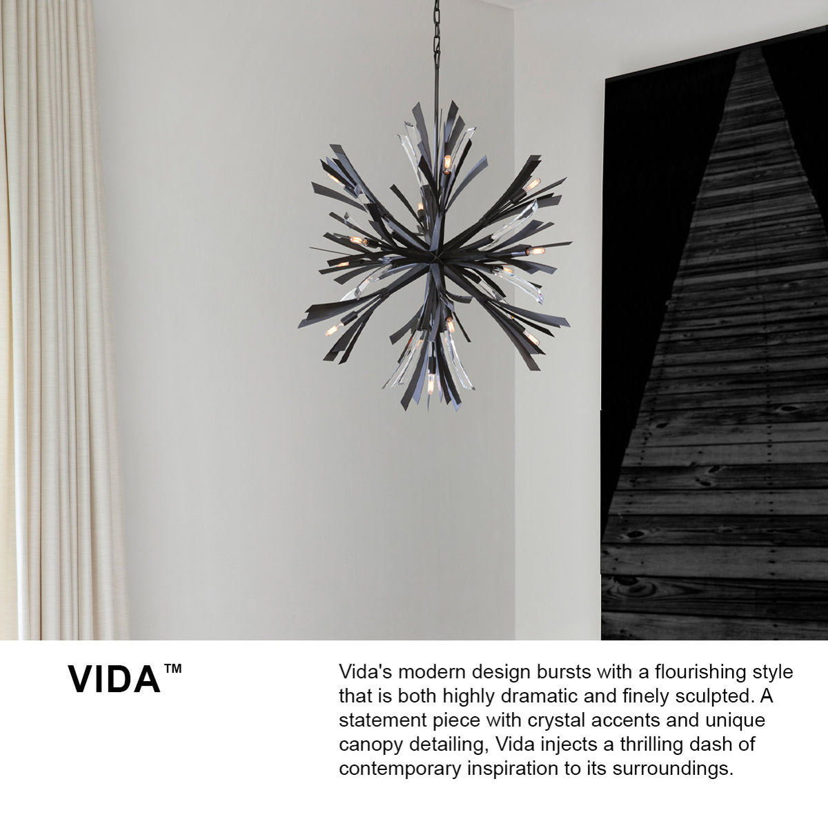 Vida 6 - Light Candle Style Classic / Traditional Chandelier