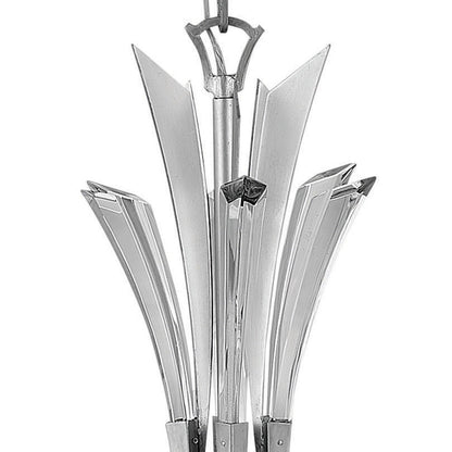 Vida 6 - Light Candle Style Classic Chandelier with Crystal Accents