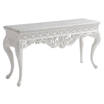 Villa Blanca 71.5'' W Marble Console Table