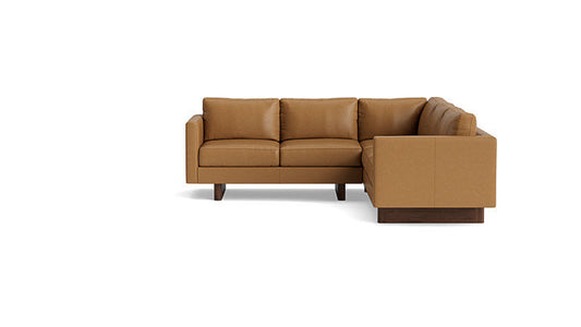 Vintage Leather Corner Sectional (95" x 95" )