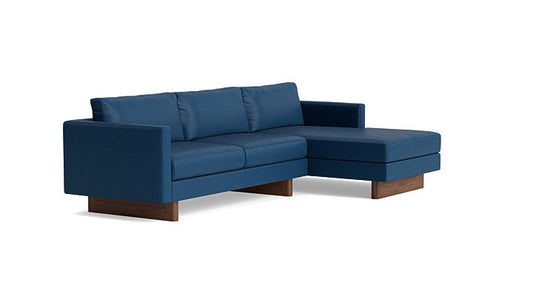 Vintage Leather Sofa with Chaise (105")