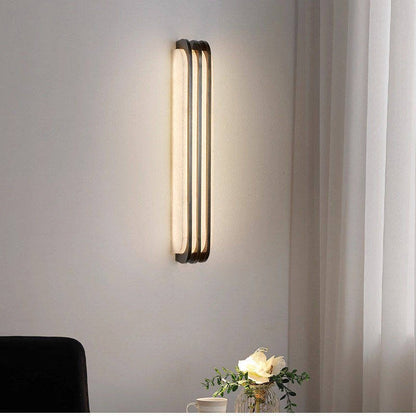 Virex Layered Alabaster Wall Light