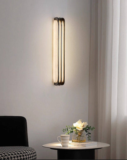 Virex Layered Alabaster Wall Light