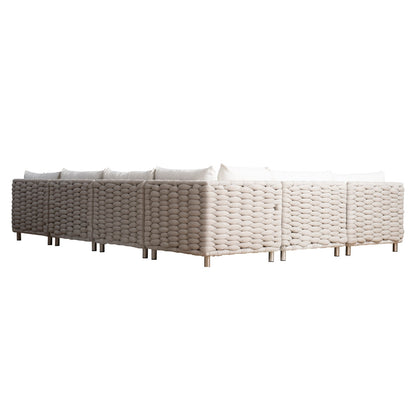 Wailea 103.5" Wide Linen Symmetrical Sectional